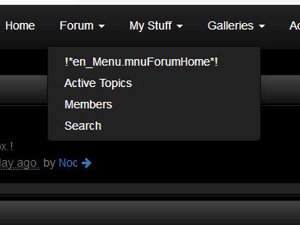 Menu-forums